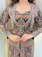 "HUSNA"  CORD SET JECKET STYLE