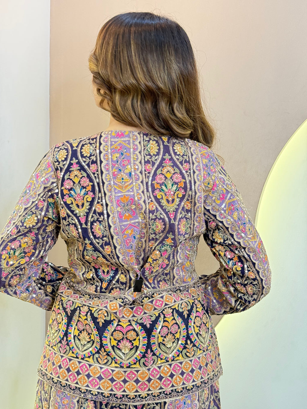 "HUSNA"  CORD SET JECKET STYLE