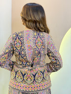 "HUSNA"  CORD SET JECKET STYLE