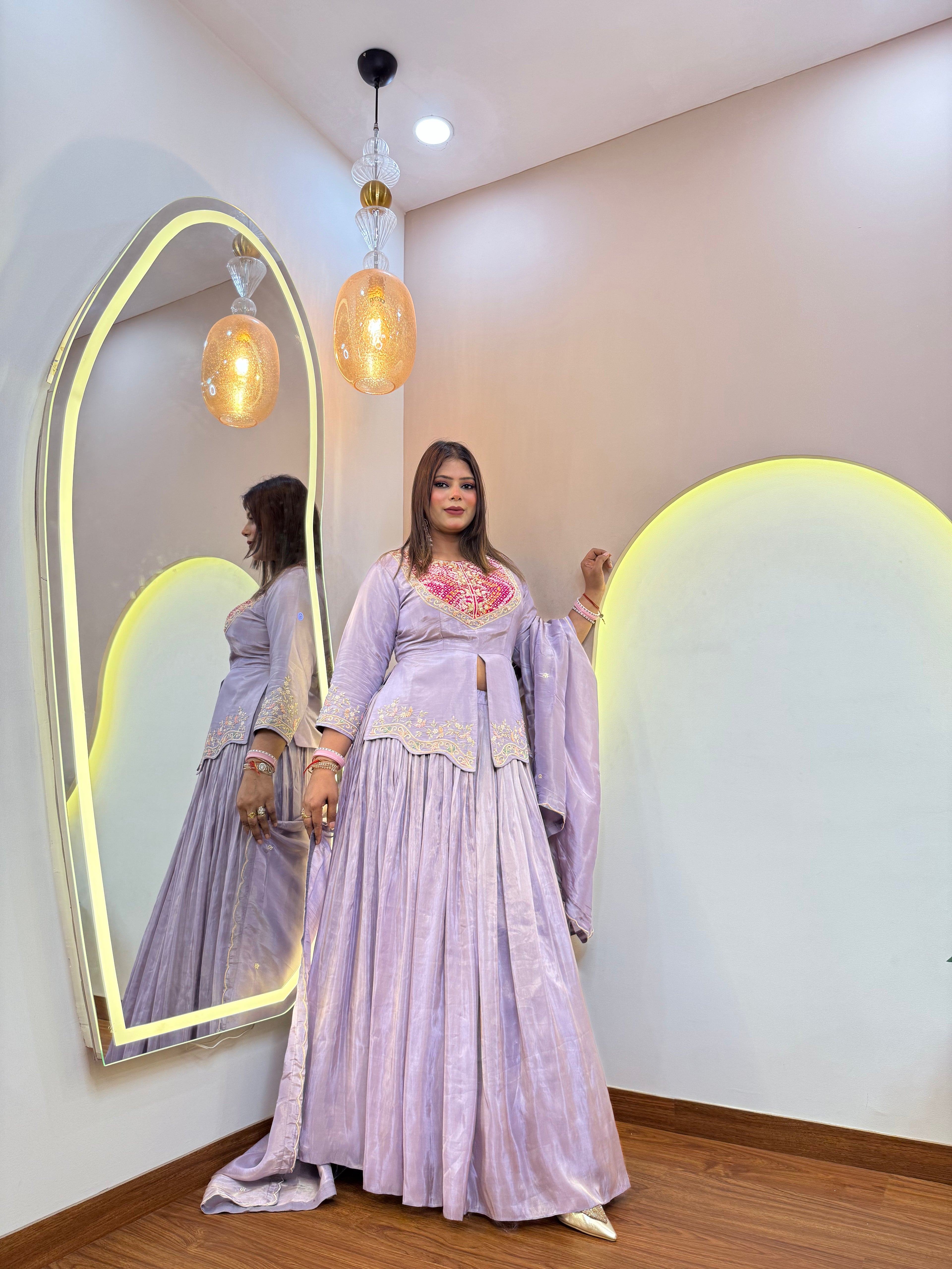 " SOUMYA" CROP TOP SKIRT