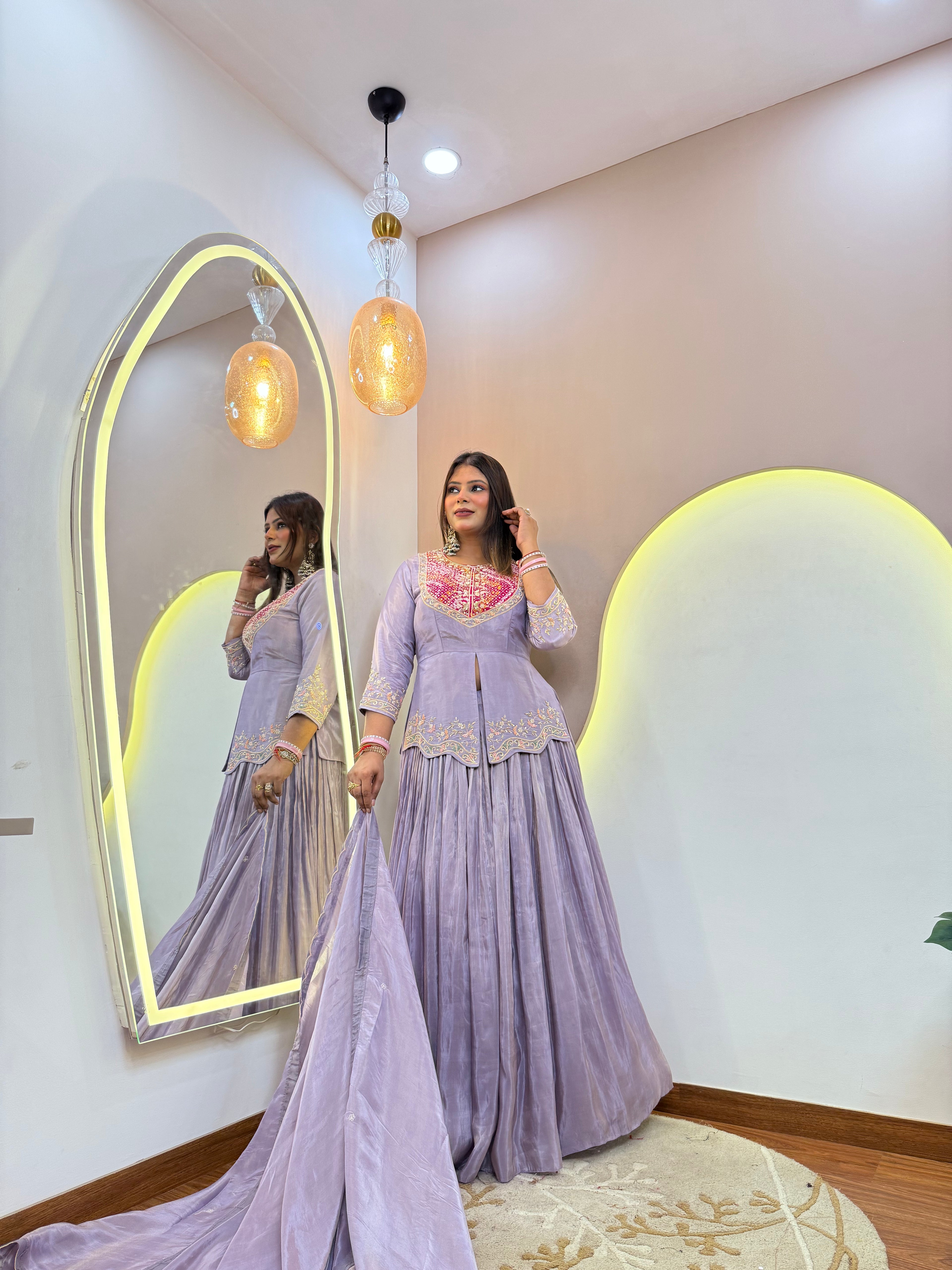 " SOUMYA" CROP TOP SKIRT