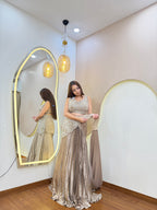 D951 DRAPE LEHNGA