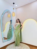 PARTY WEAR DRAPE SAREE