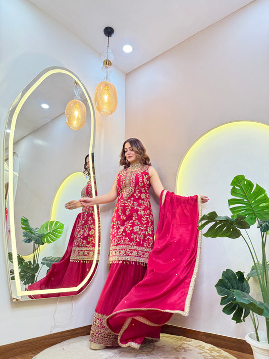 "RABIA" SHARARA SUIT