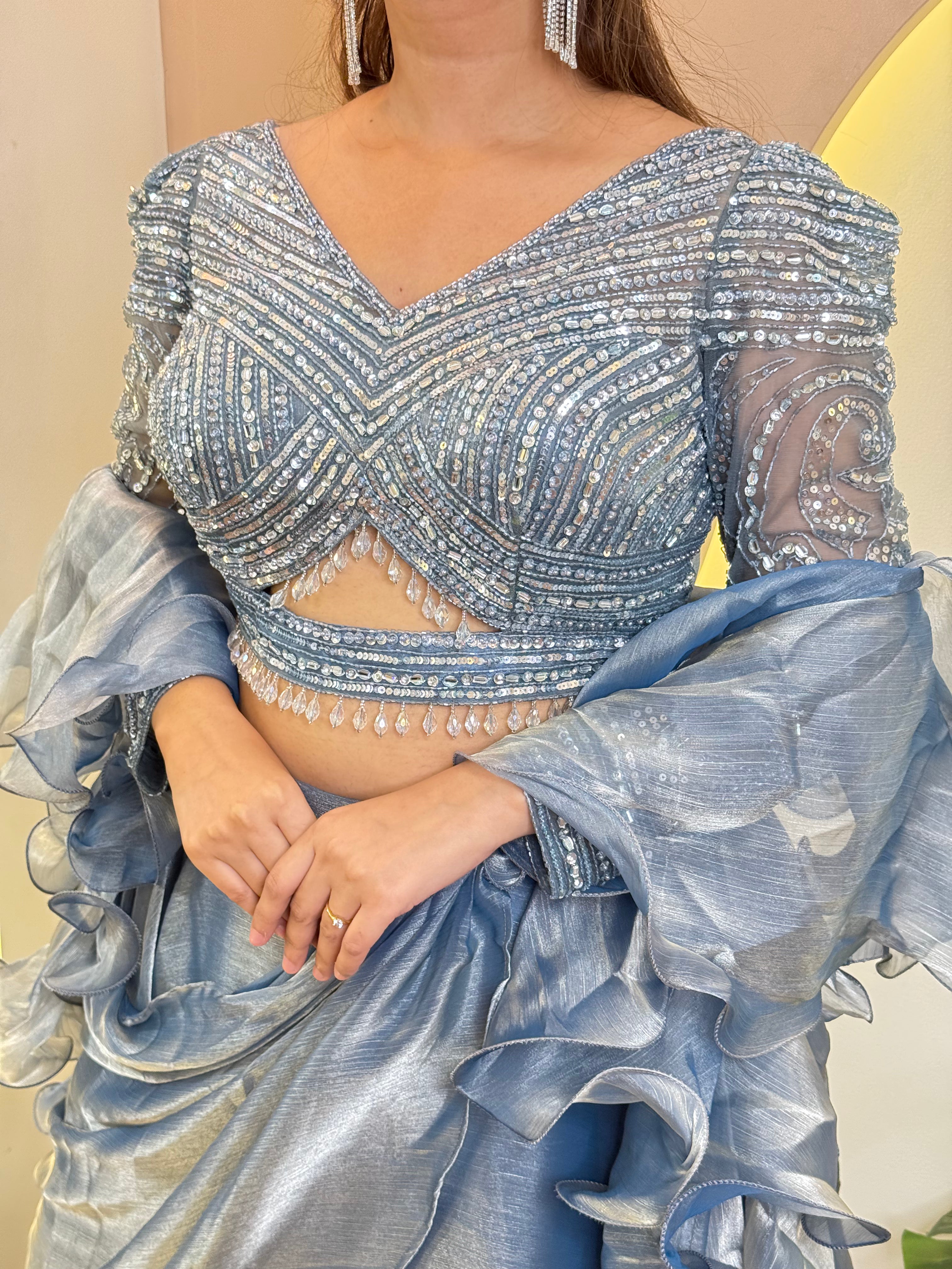 "NARGIS" CROP TOP SKIRT