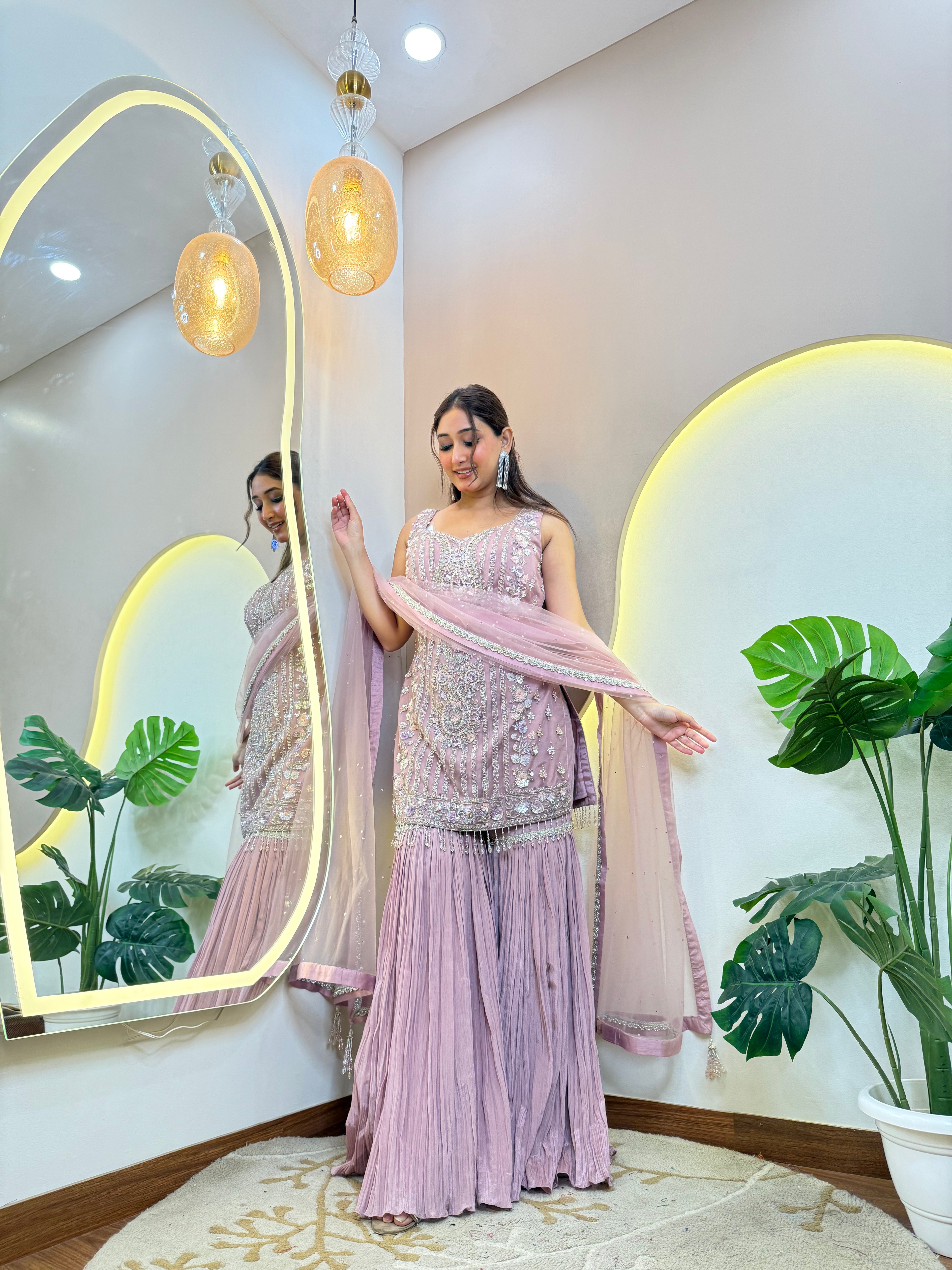 " TABASSUM" SHARARA SUIT