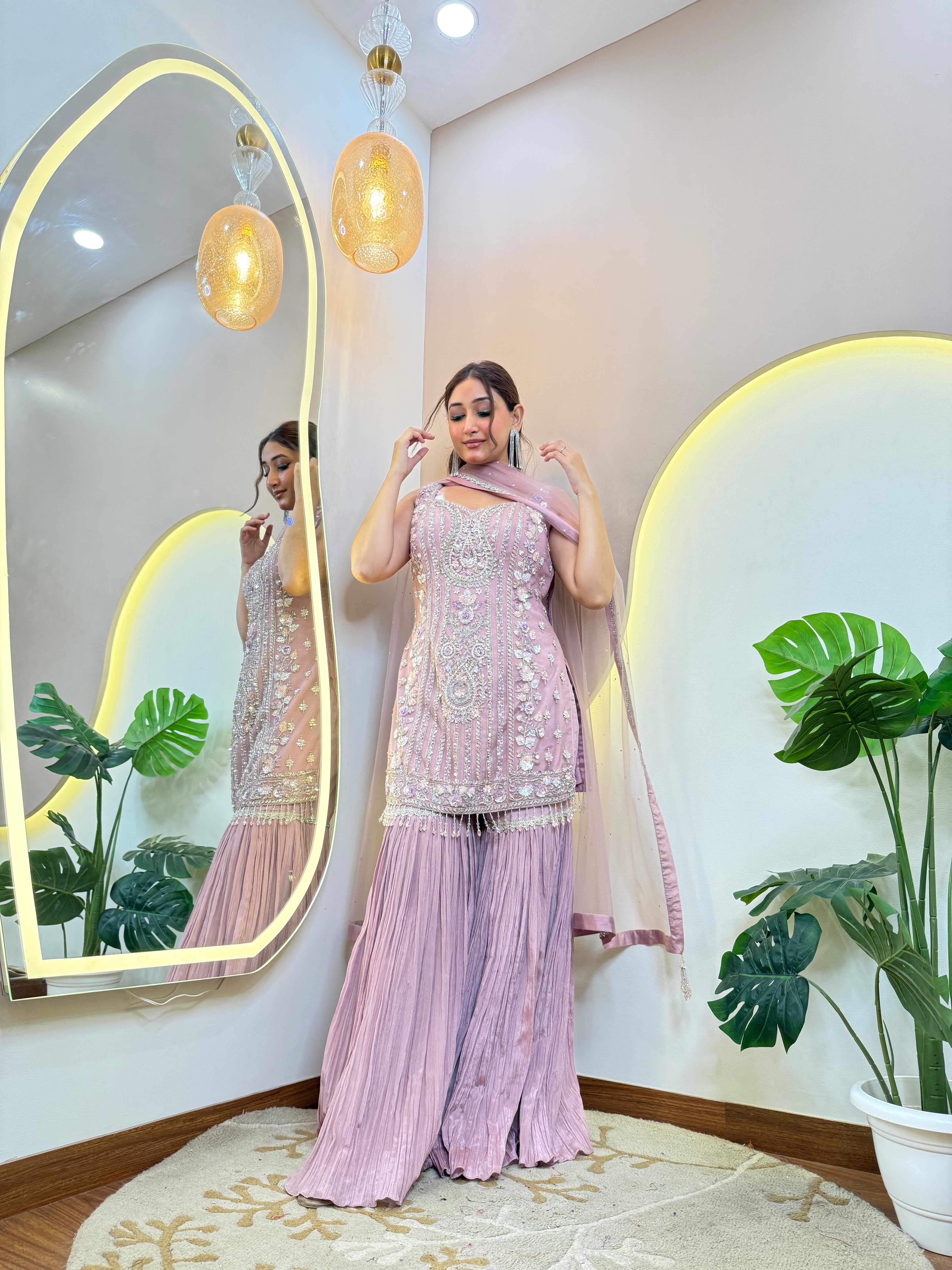 " TABASSUM" SHARARA SUIT