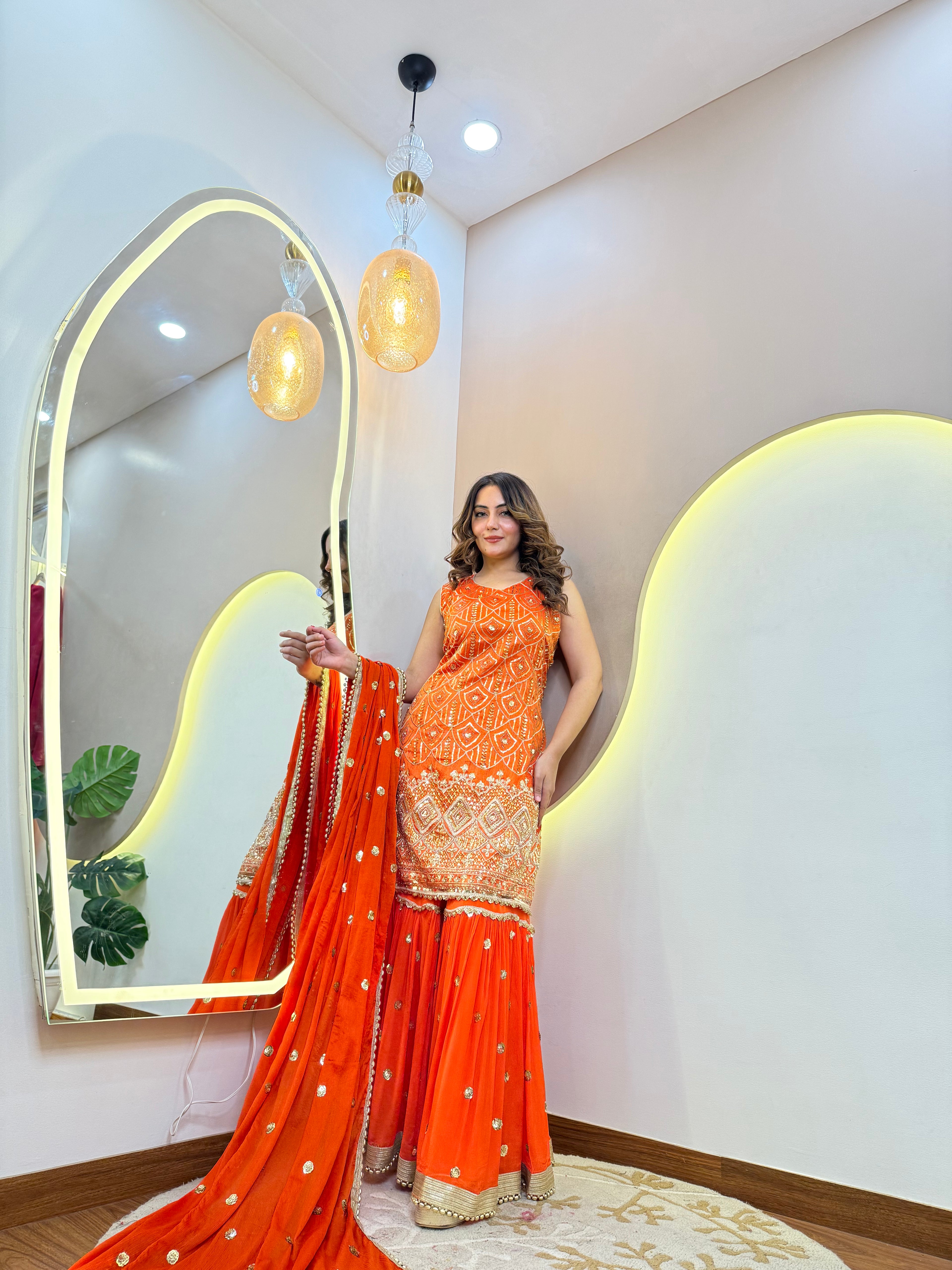 "RABIKA  " SHARARA SUIT