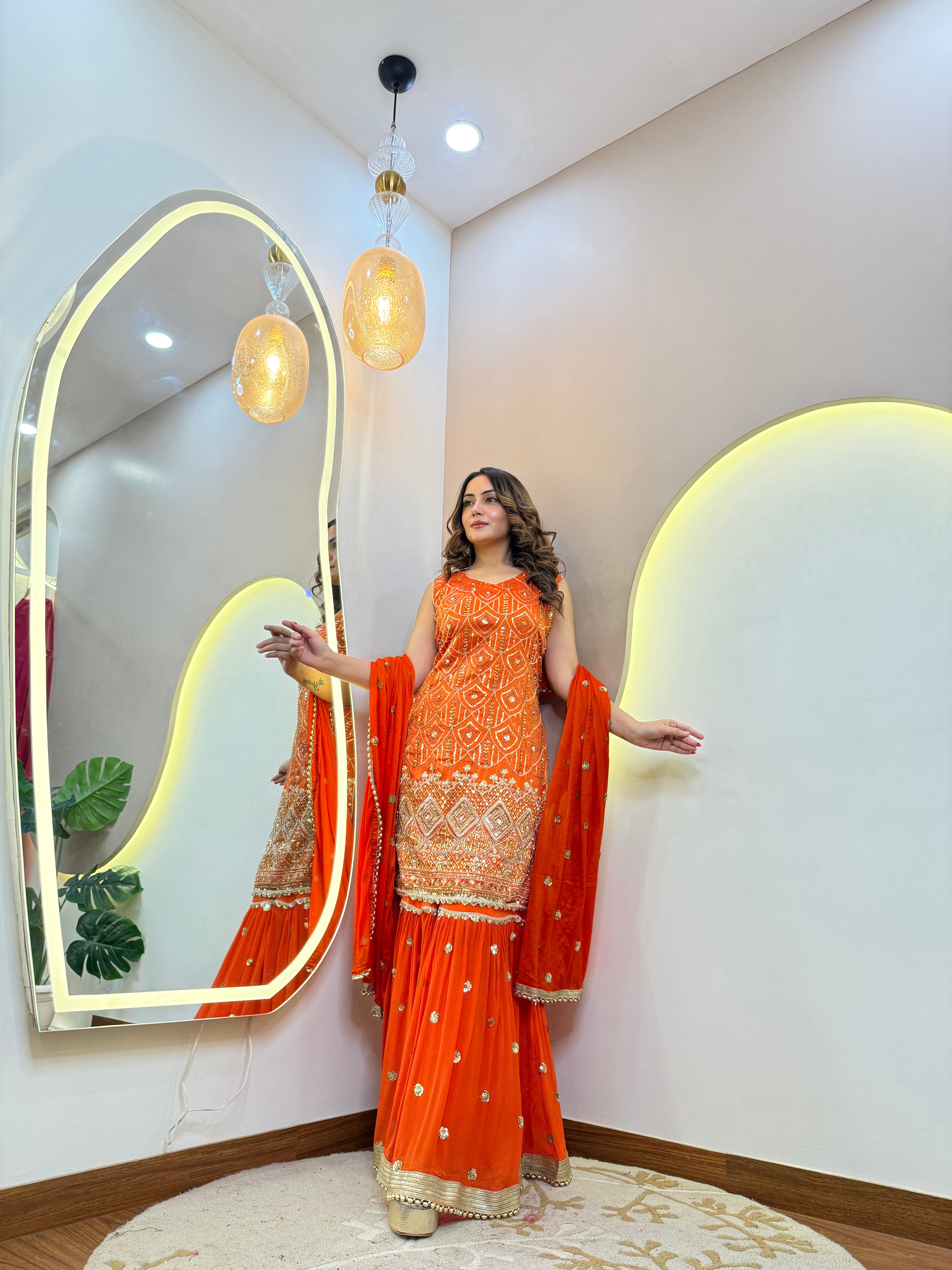 "RABIKA  " SHARARA SUIT