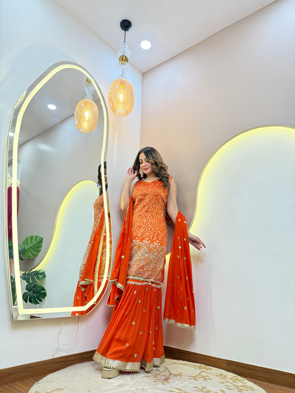 "RABIKA  " SHARARA SUIT