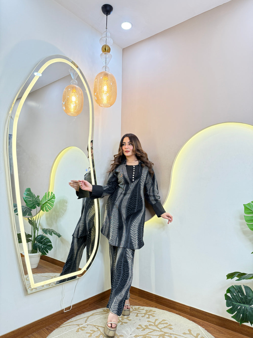 HAMIDA  WOOLEN CORD SET