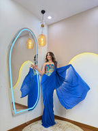 PARTY WEAR DRAPE SAREE