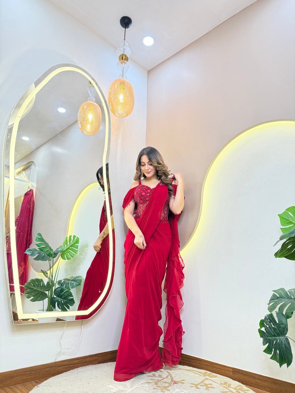 "SHABANA  " DRAPE SAREE