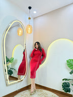 HUSNA   WOOLEN DRESS