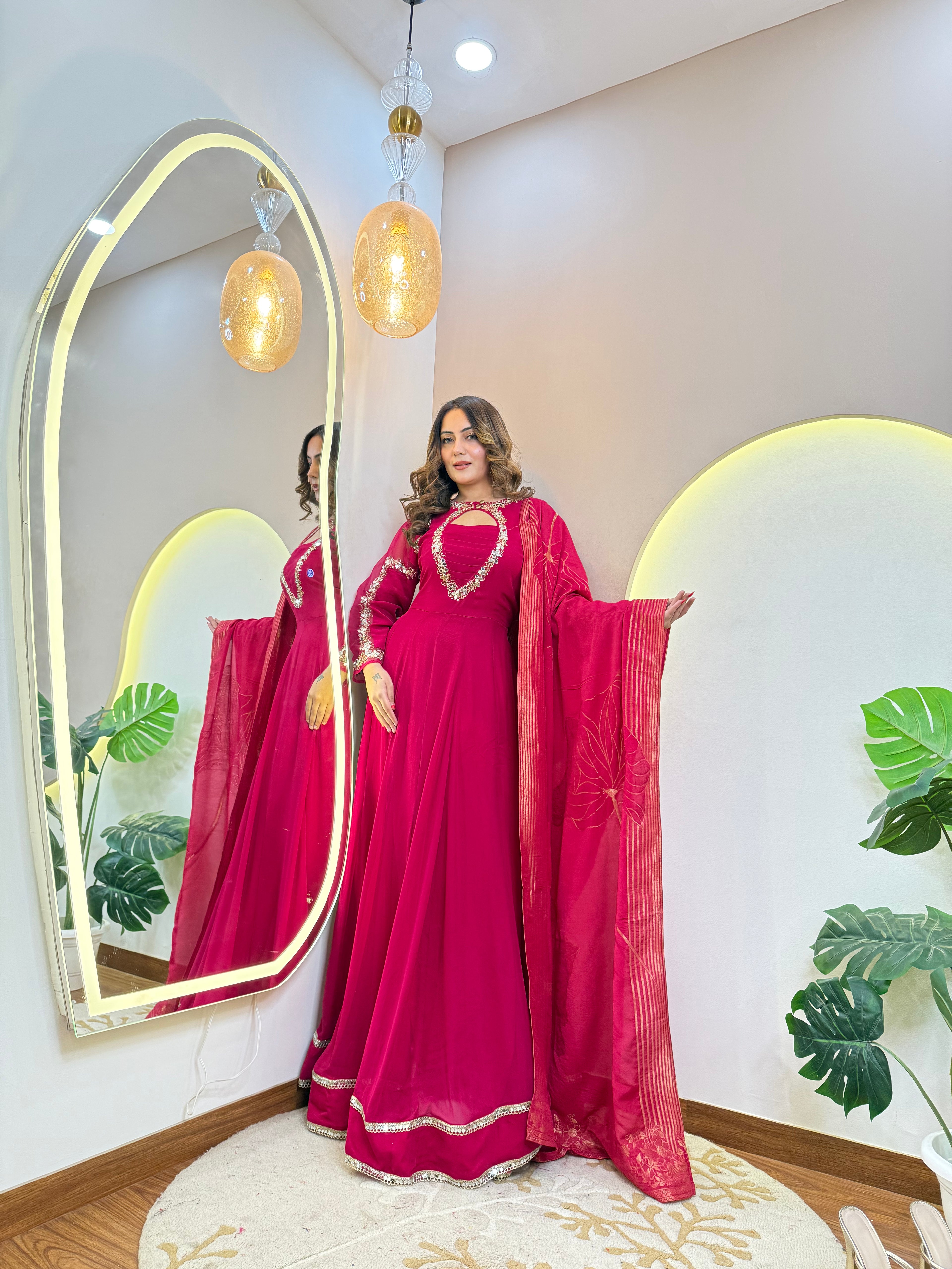 PURE GEORGETTE OUTFIT GOWN