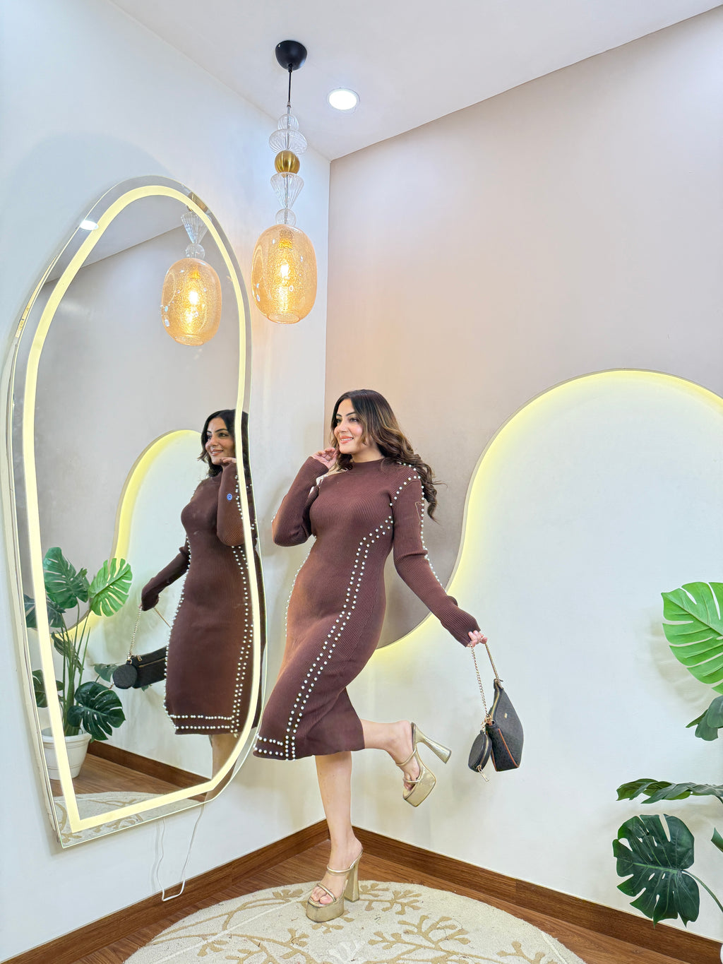 HUSNA   WOOLEN DRESS