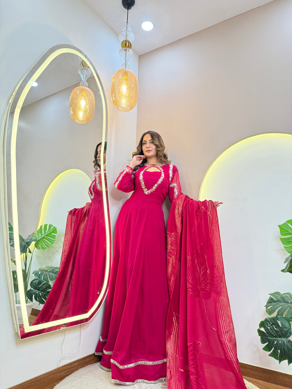 PURE GEORGETTE OUTFIT GOWN