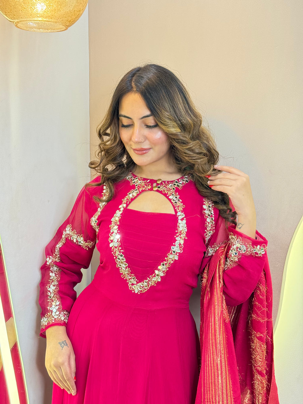 PURE GEORGETTE OUTFIT GOWN