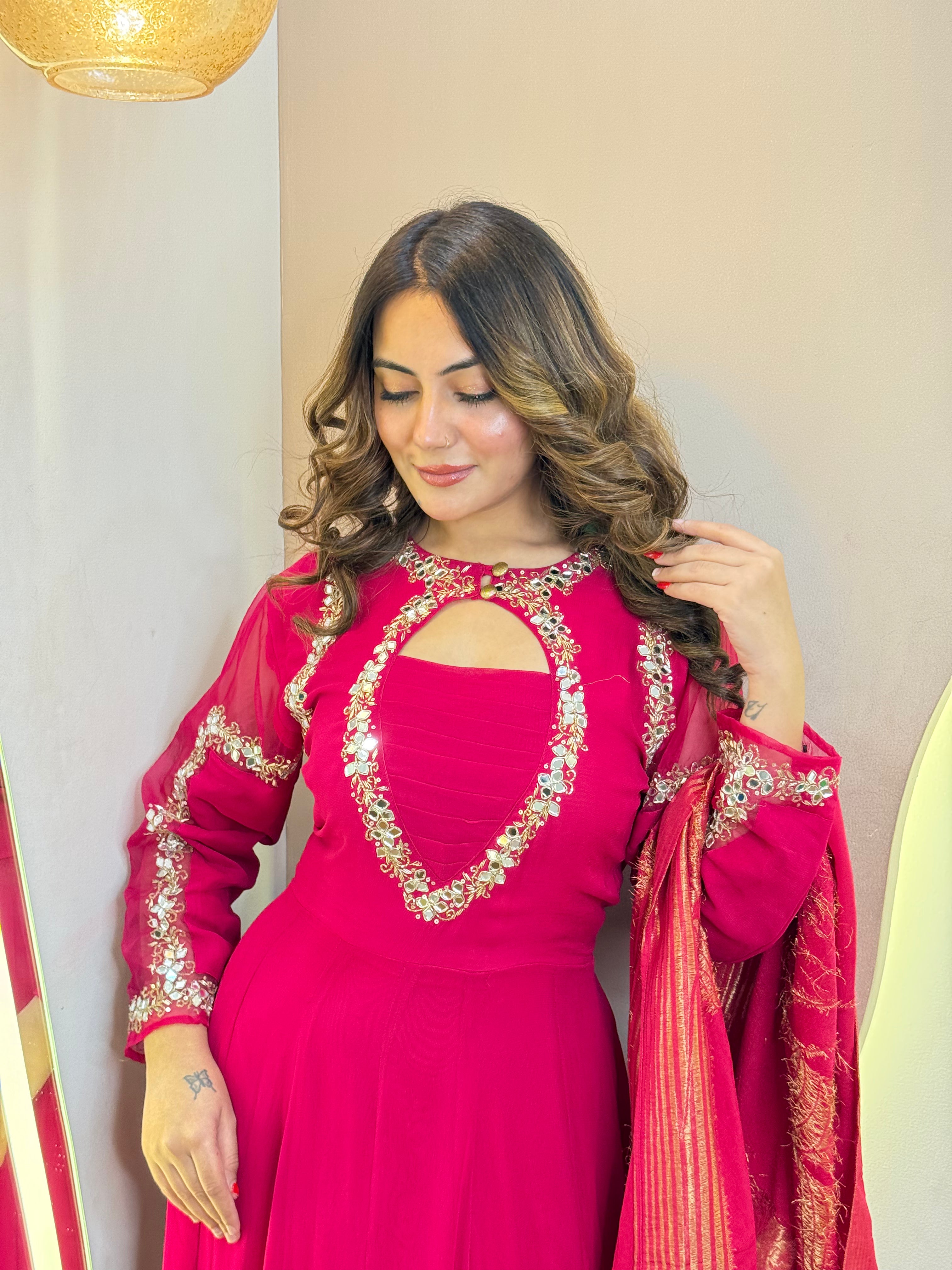 PURE GEORGETTE OUTFIT GOWN