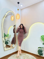 HUSNA   WOOLEN DRESS