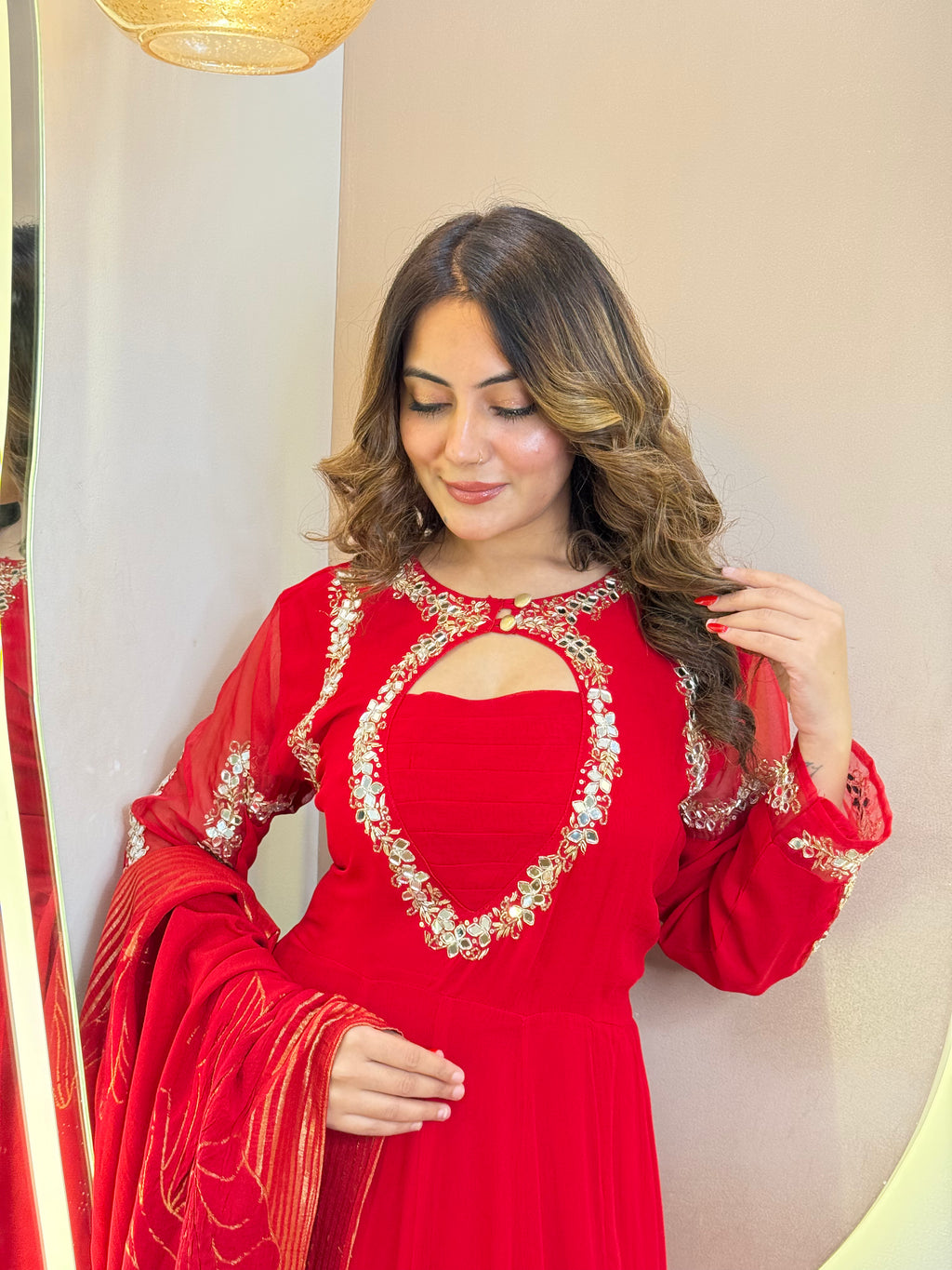 PURE GEORGETTE OUTFIT GOWN