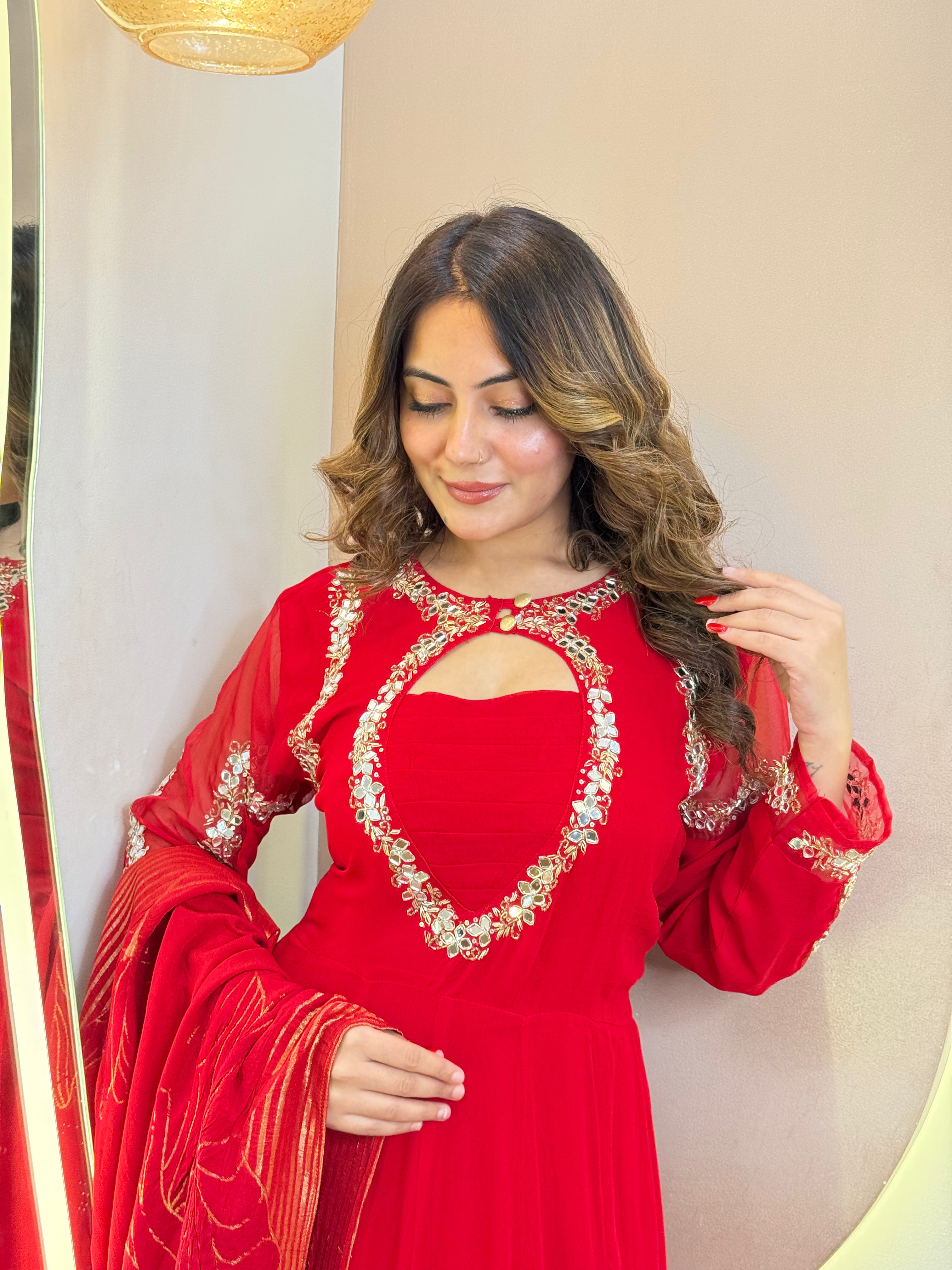 PURE GEORGETTE OUTFIT GOWN