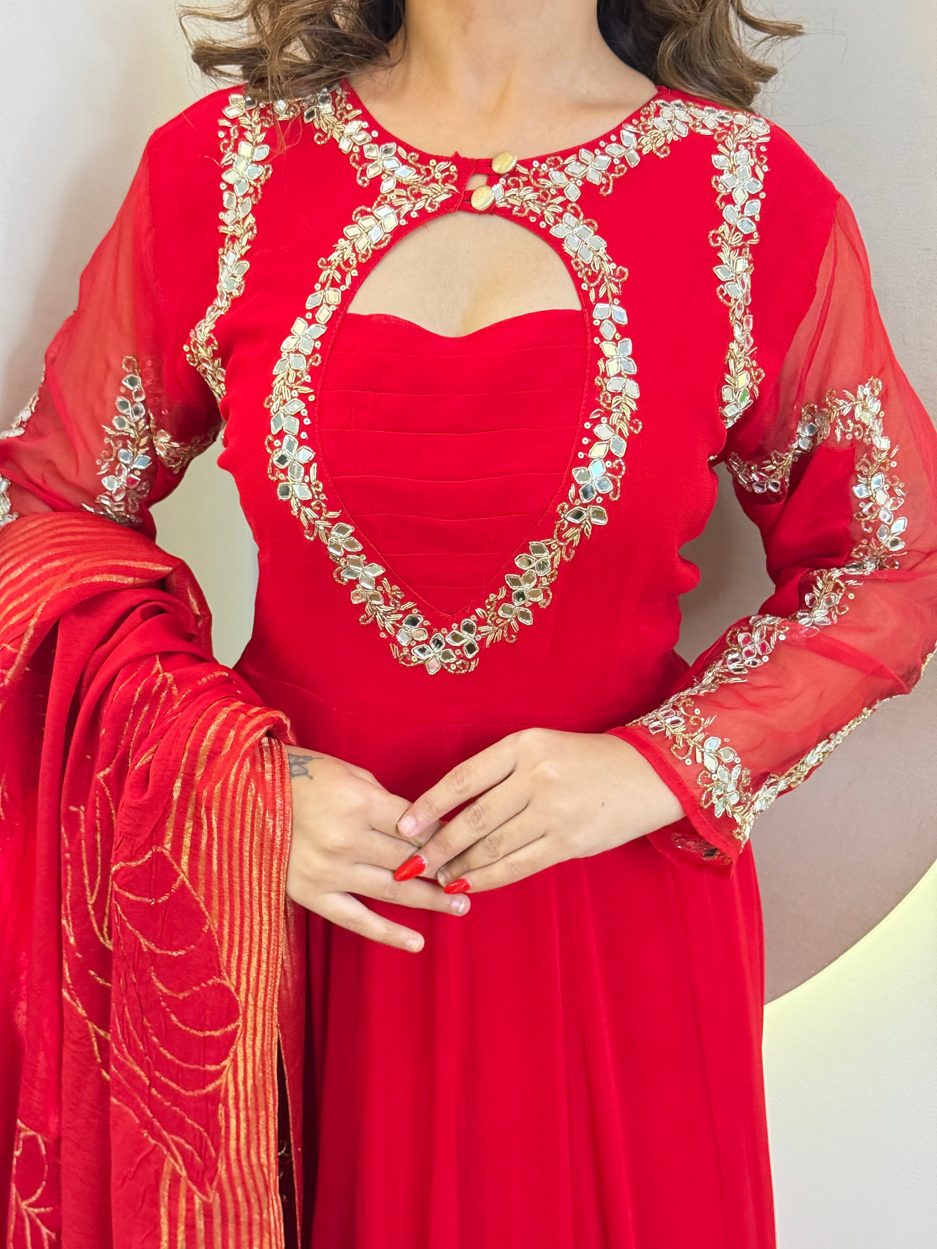 PURE GEORGETTE OUTFIT GOWN