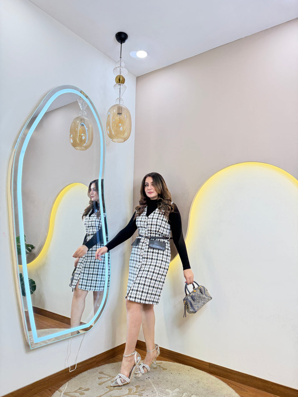 AW646 WOOLEN DRESS