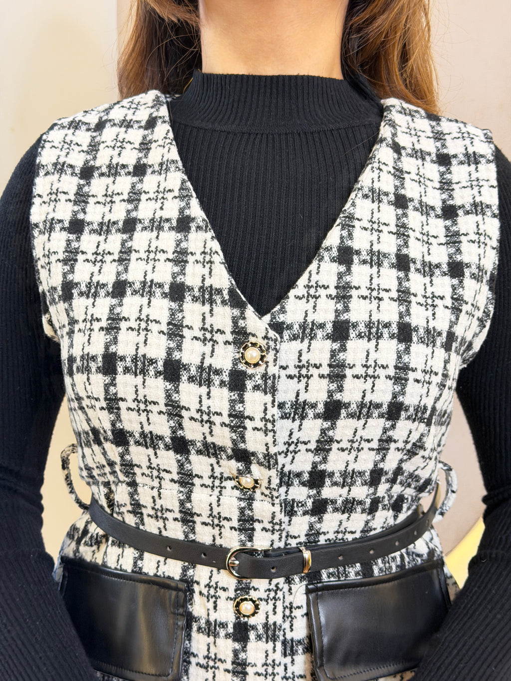 AW646 WOOLEN DRESS