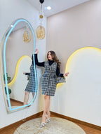 AW646 WOOLEN DRESS