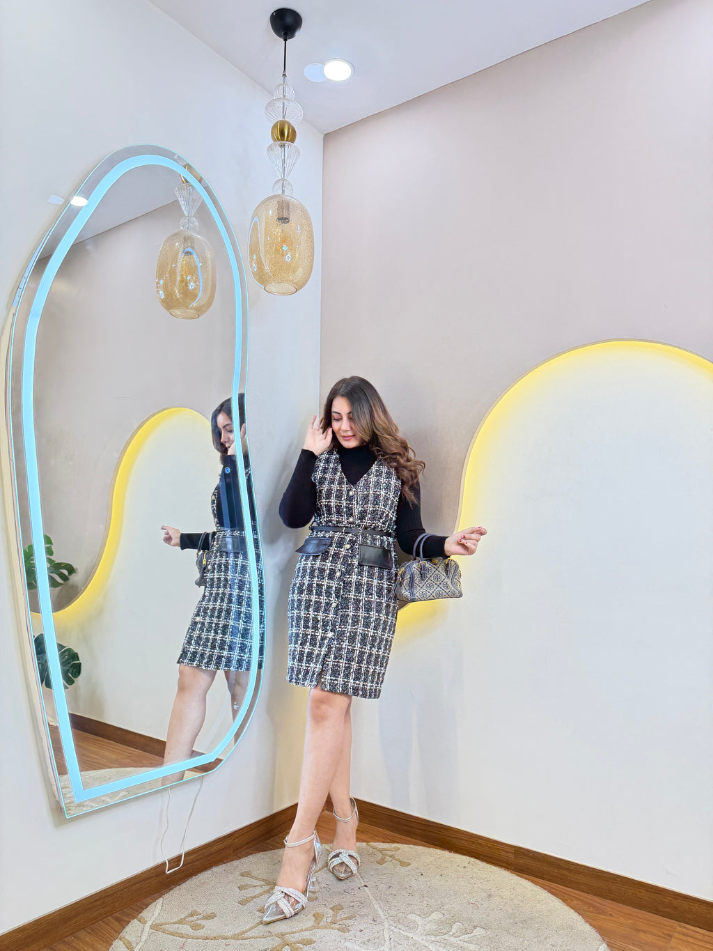 AW646 WOOLEN DRESS
