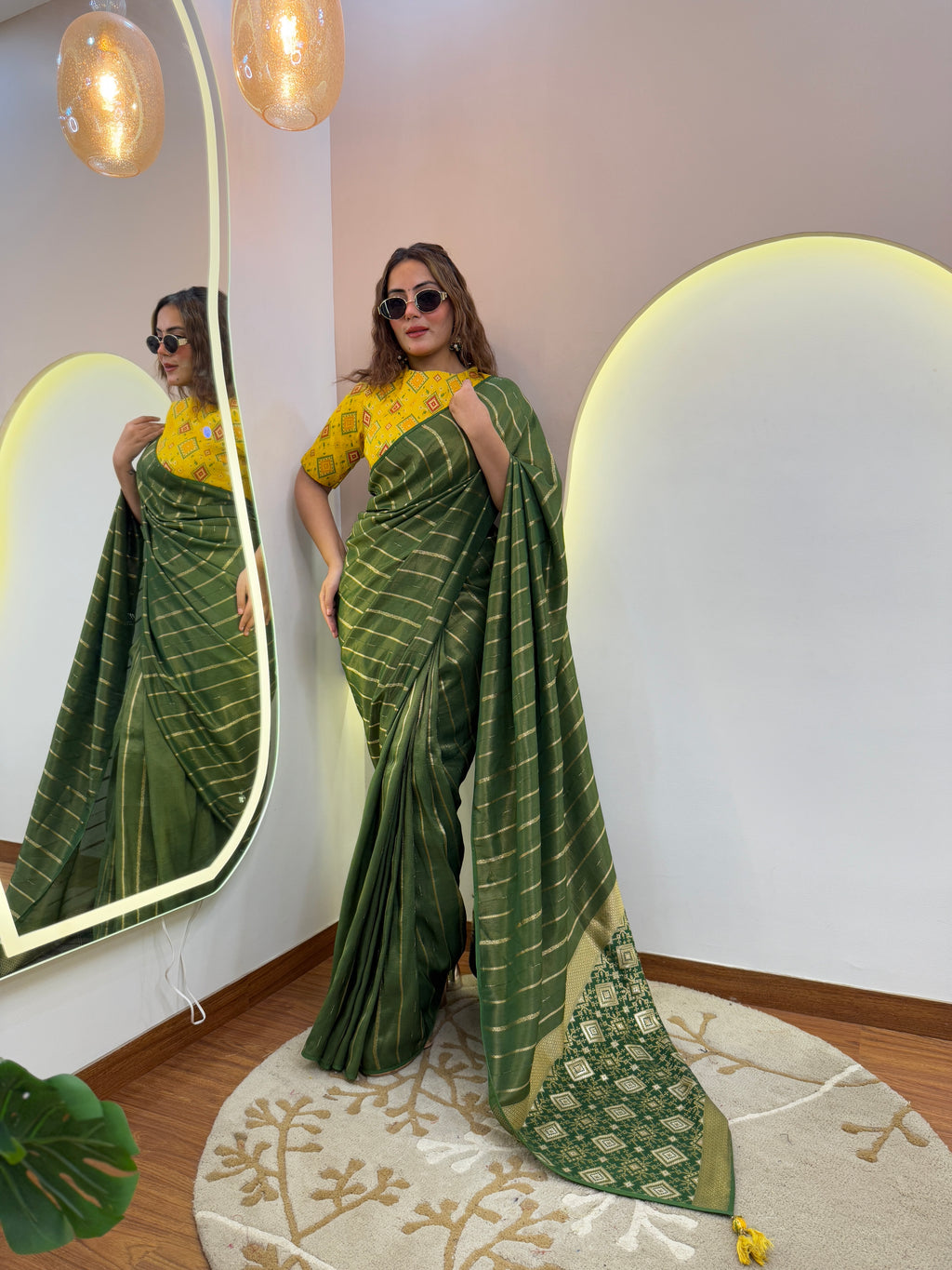 Banarsi Stitched Saree