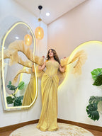 "DHOTI  STYLE "  CORSET 3 PC