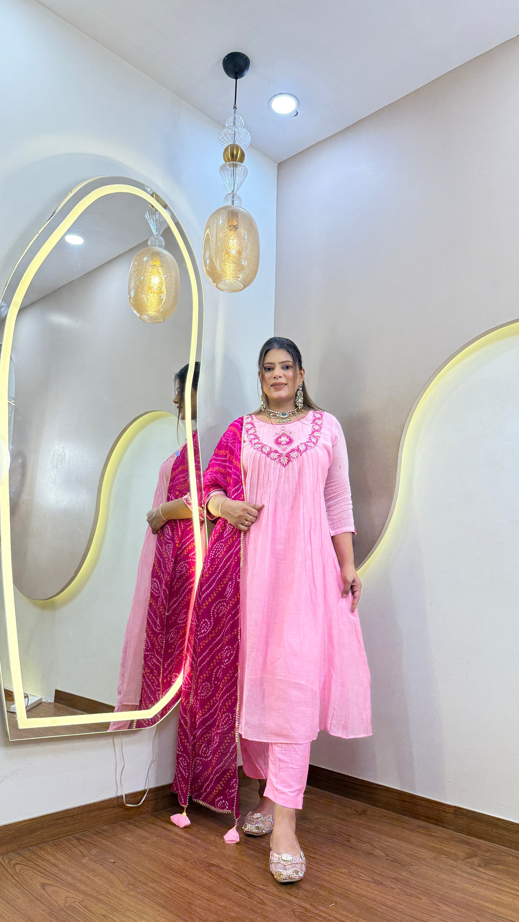 C602 ANARKALI PANT SUIT OUTFIT GOWN