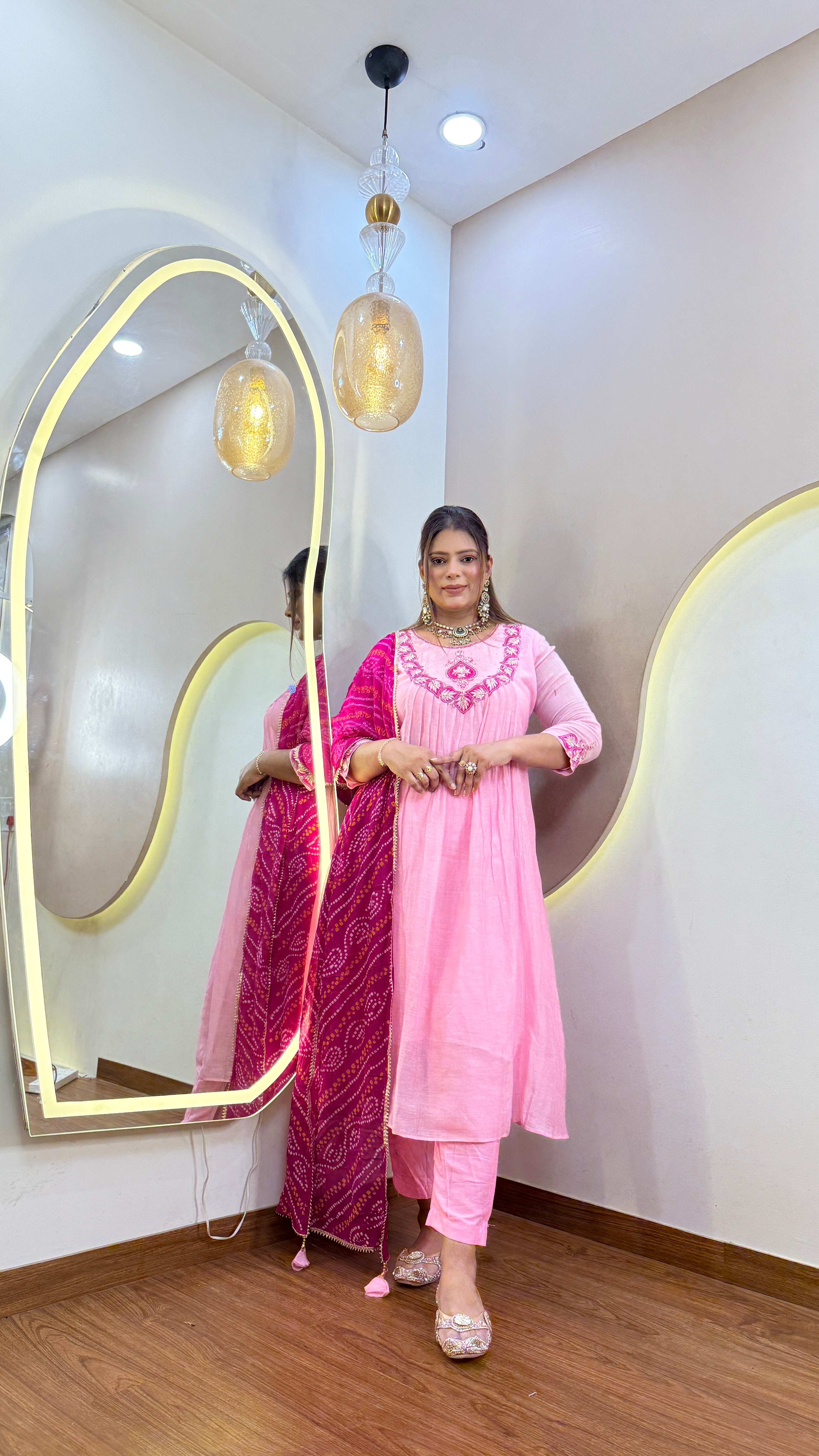 C602 ANARKALI PANT SUIT OUTFIT GOWN