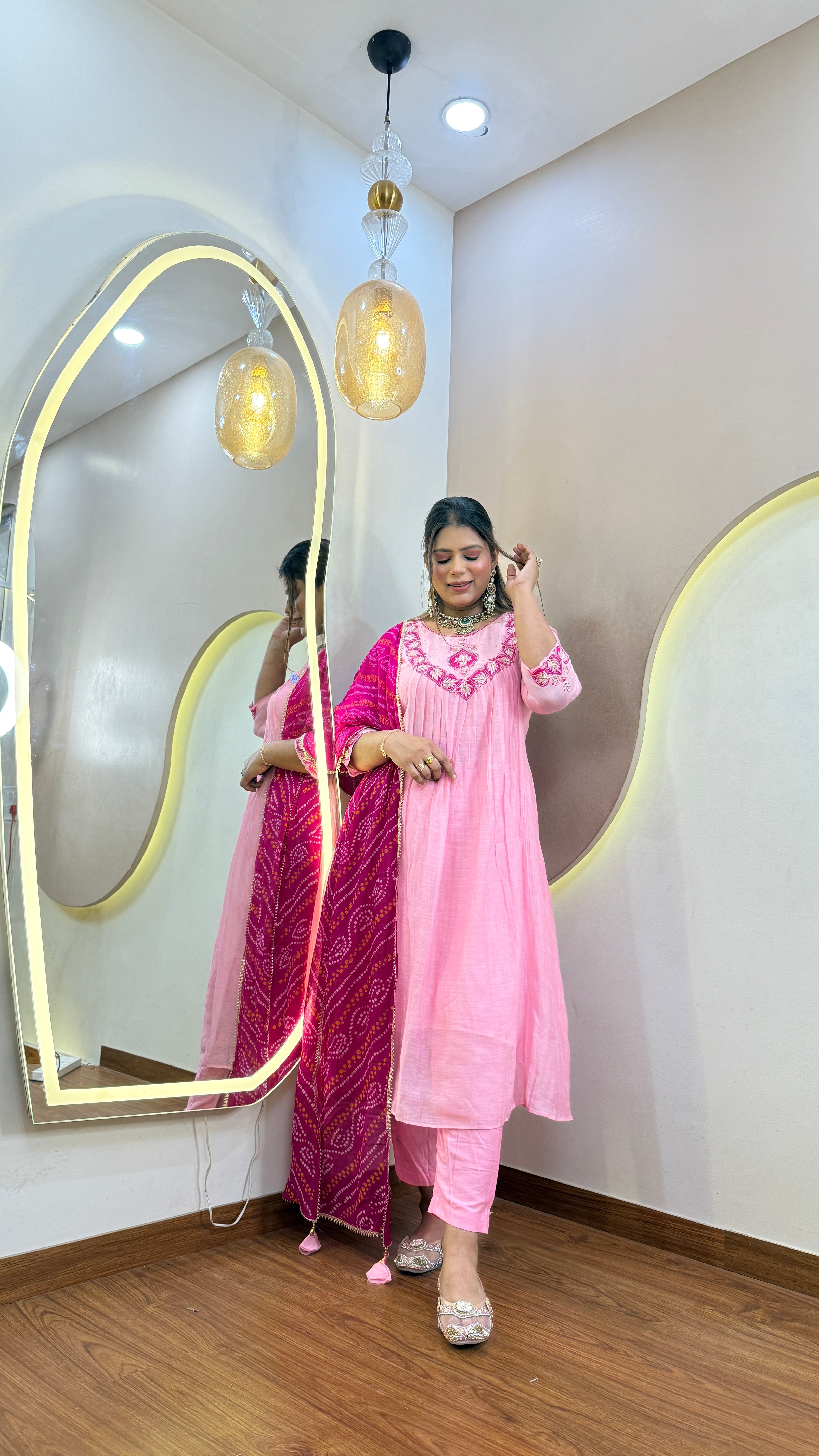 C602 ANARKALI PANT SUIT OUTFIT GOWN