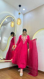C604 ANARKALI PANT SUIT OUTFIT GOWN