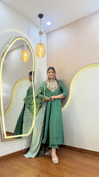 C651 ANARKALI PANT SUIT OUTFIT GOWN