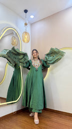 C651 ANARKALI PANT SUIT OUTFIT GOWN
