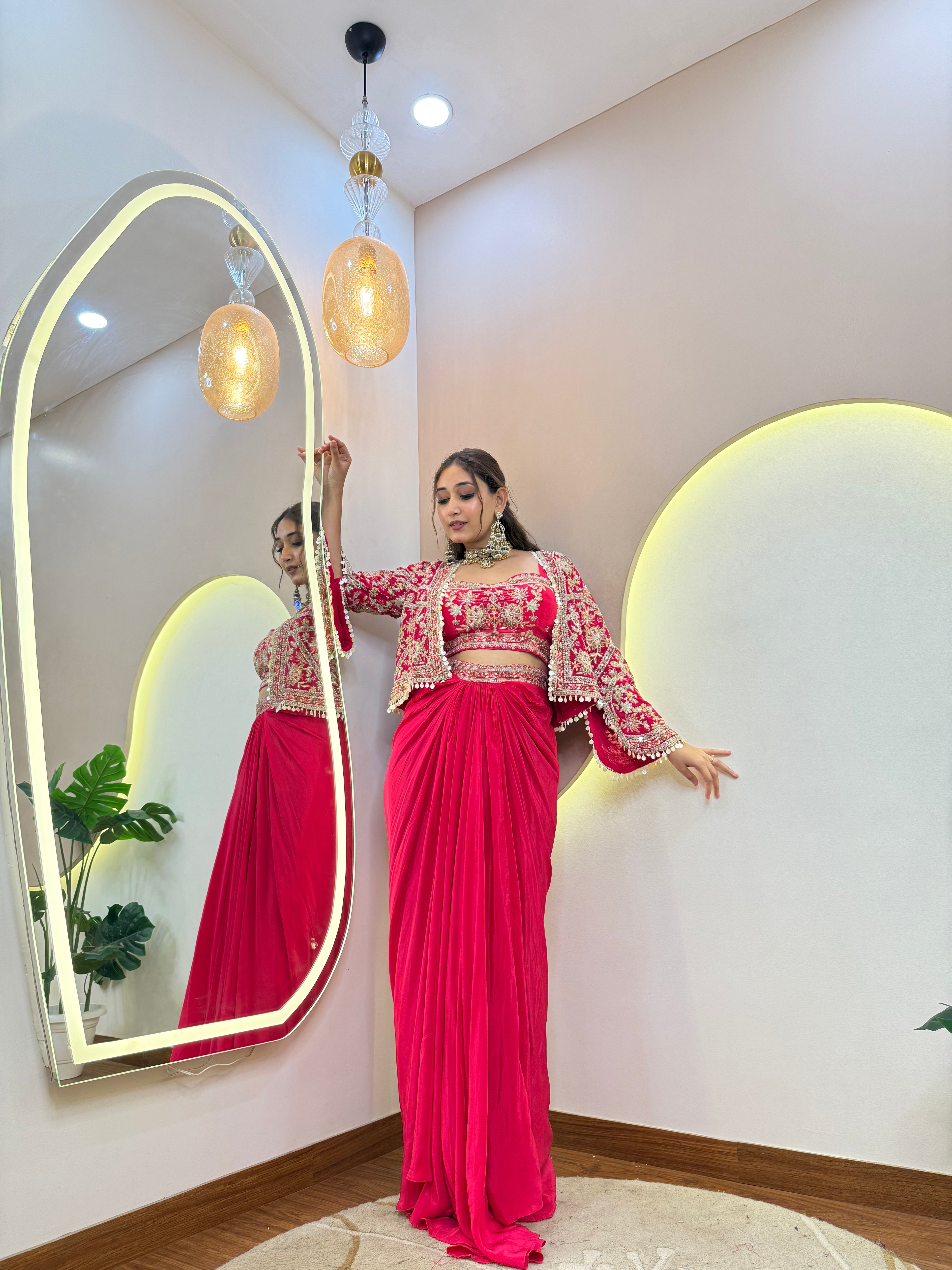 " FATIMA" PARTY WEAR DRESS