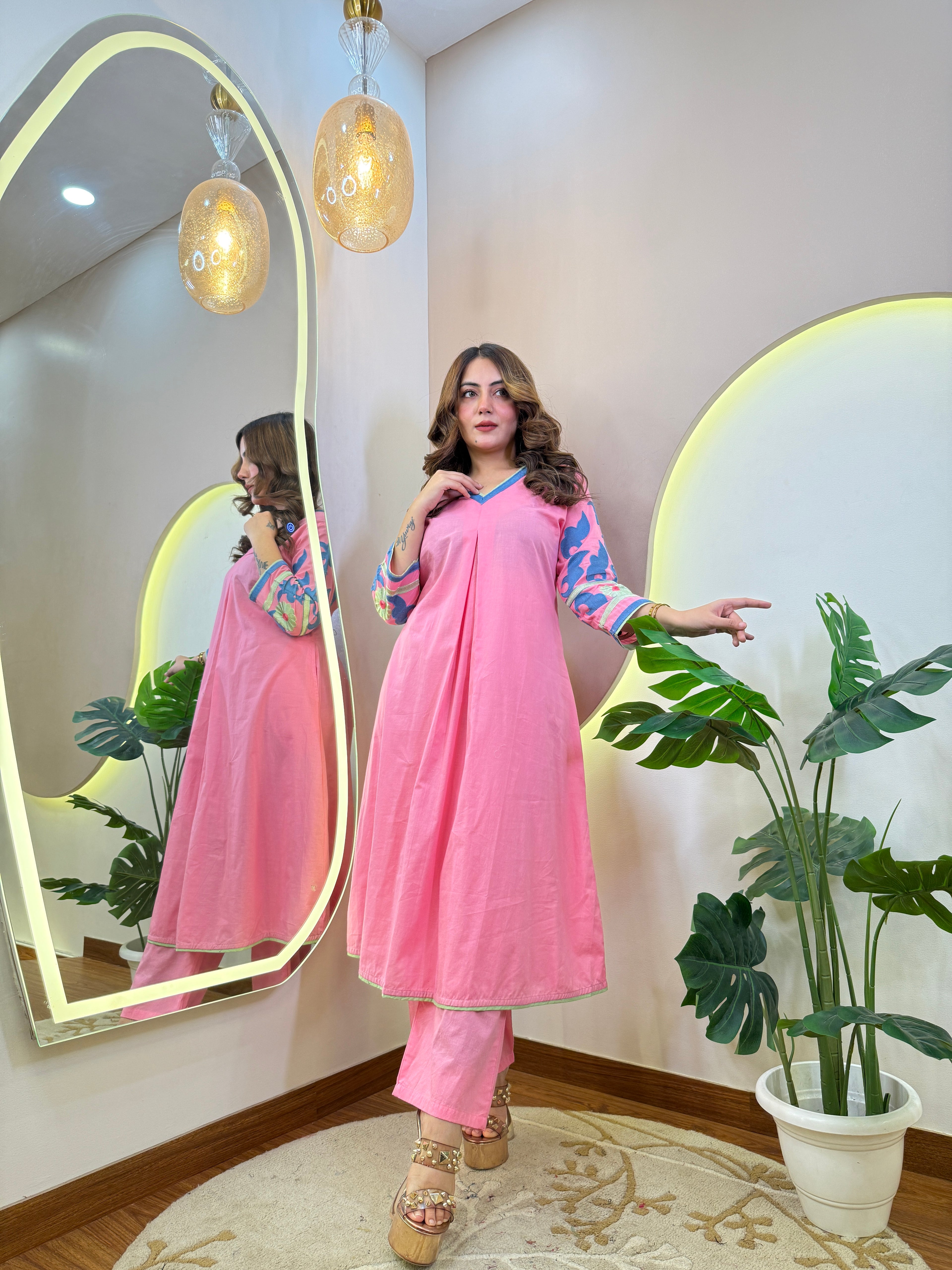 B764 COTTON 2 PC SET