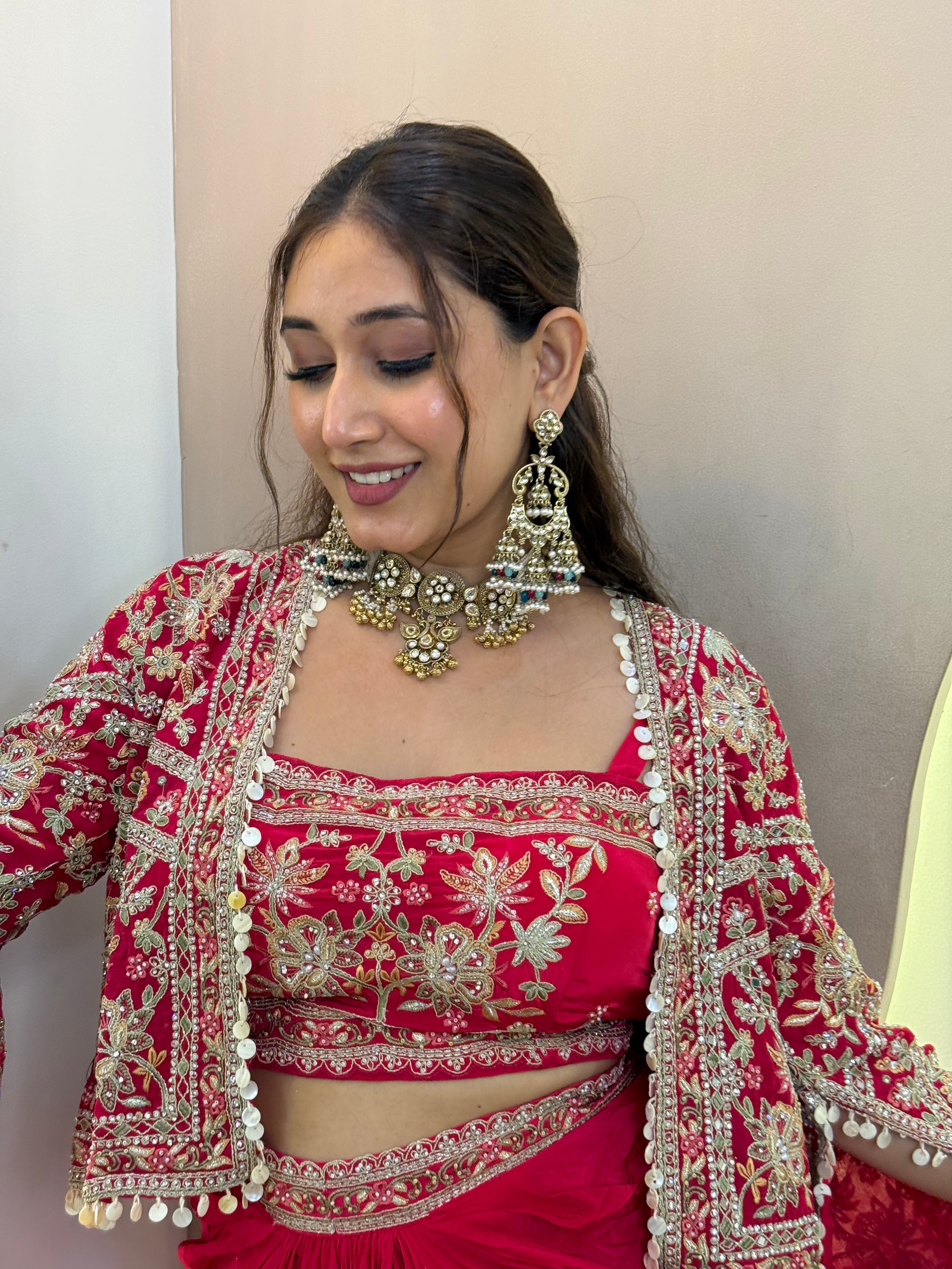 " FATIMA" PARTY WEAR DRESS