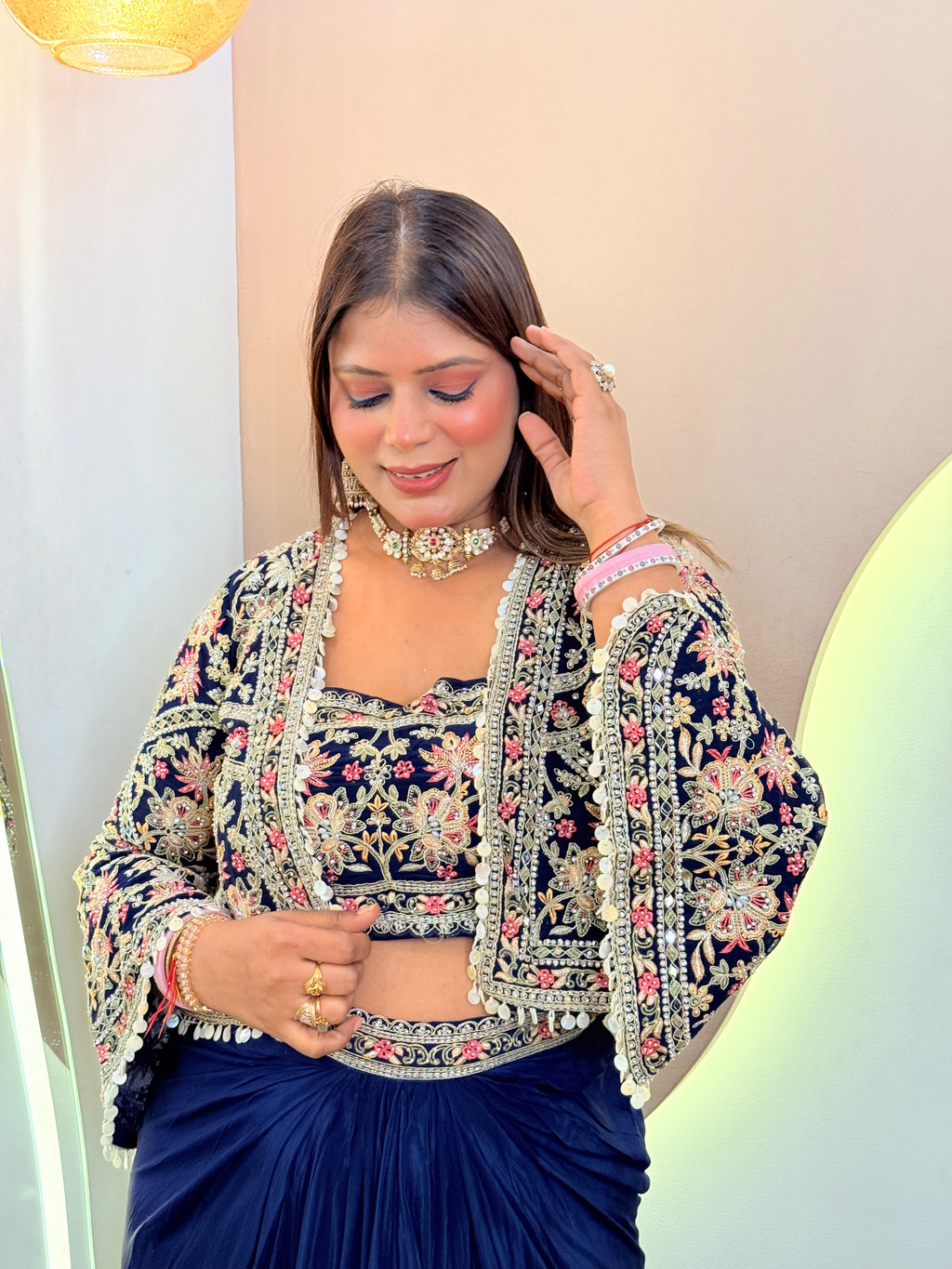 " FATIMA" PARTY WEAR DRESS