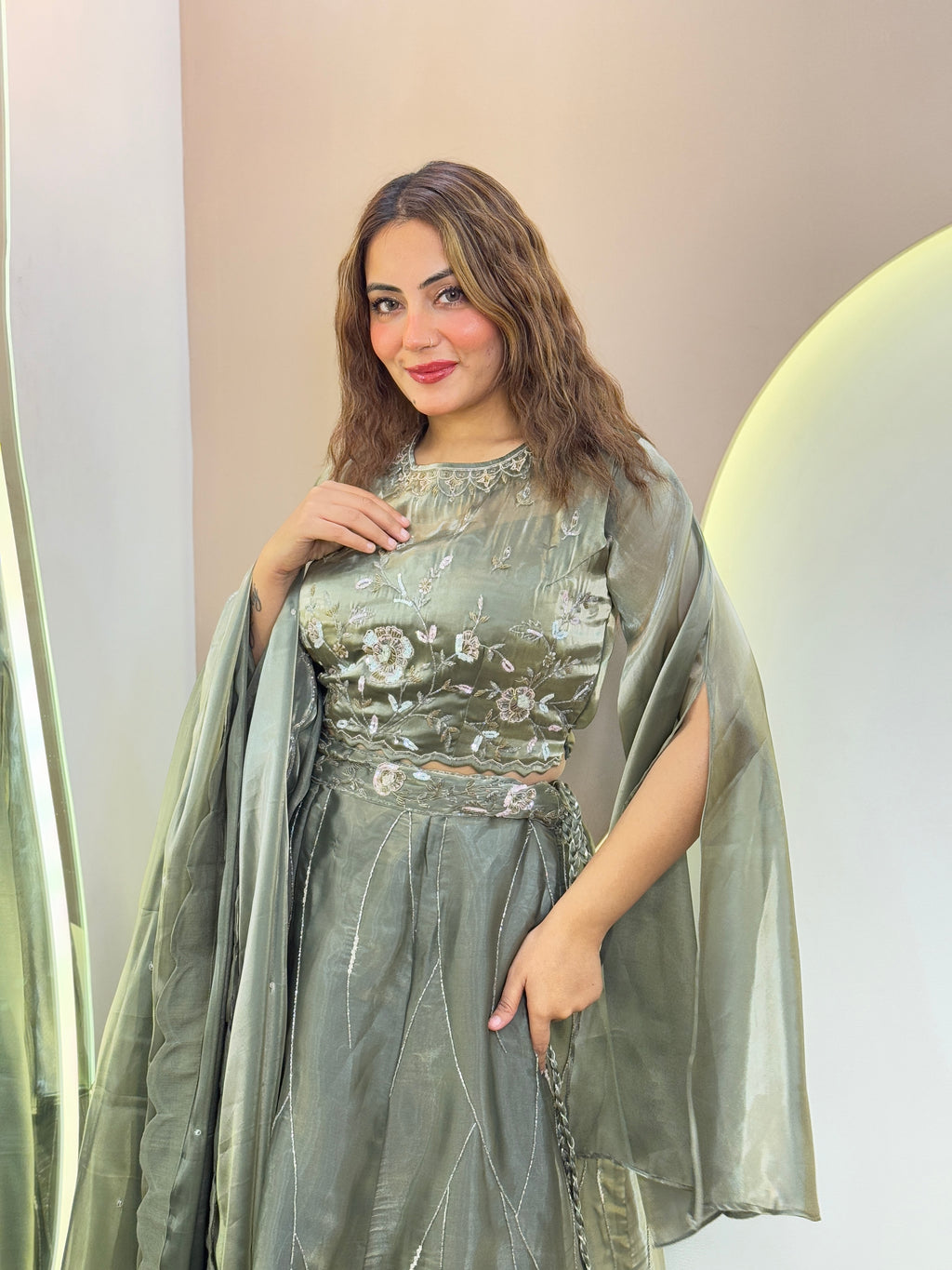 Ac07 3Pc Set Lehnga