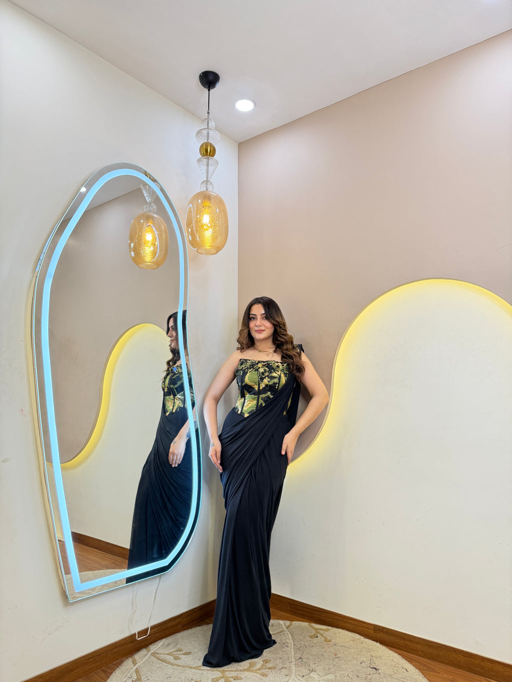 PARTY WEAR DRAPE SAREE