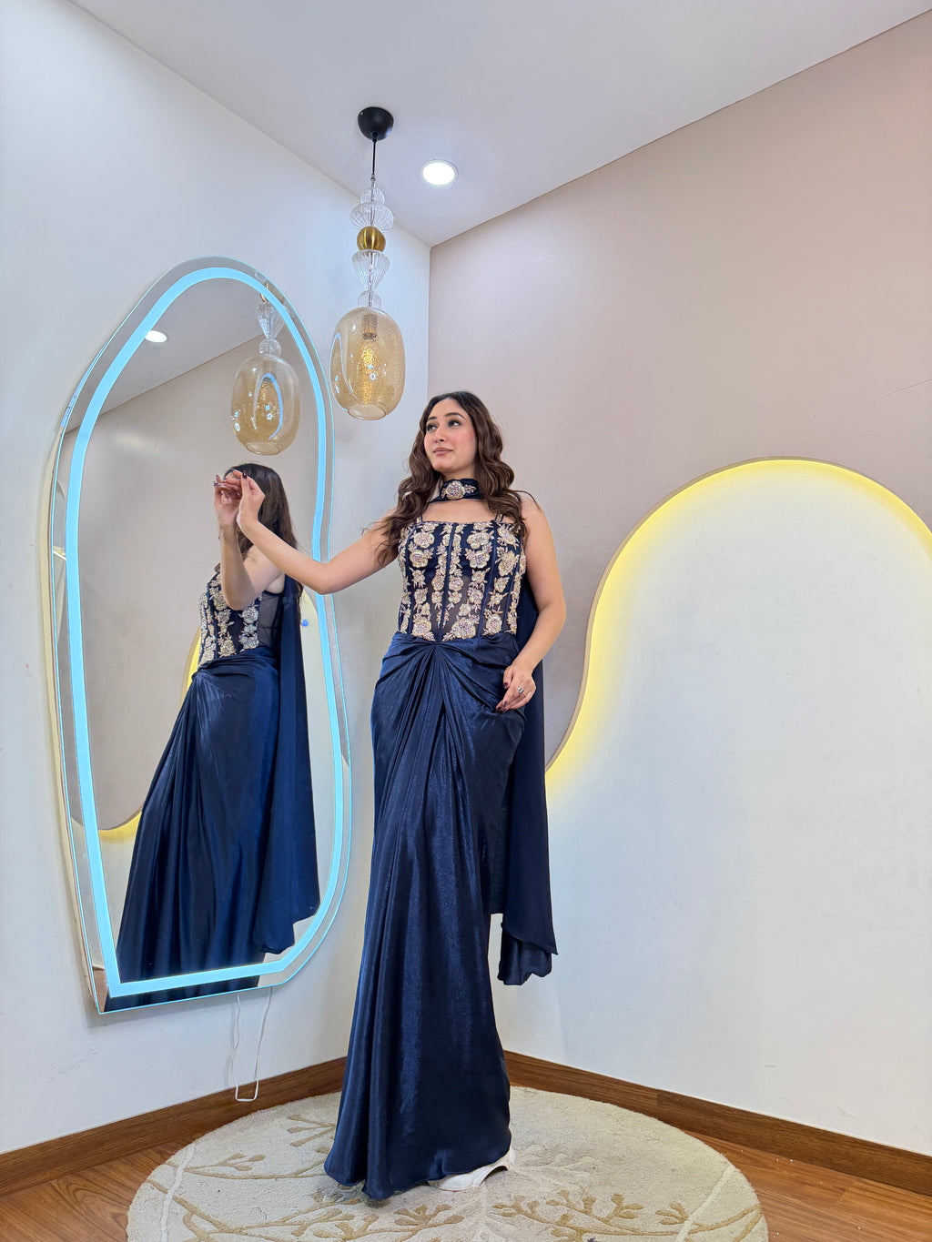 D368 PARTY WEAR 3-PIECE DRESS