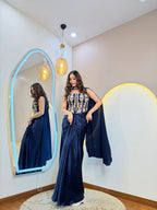 D368 PARTY WEAR 3-PIECE DRESS
