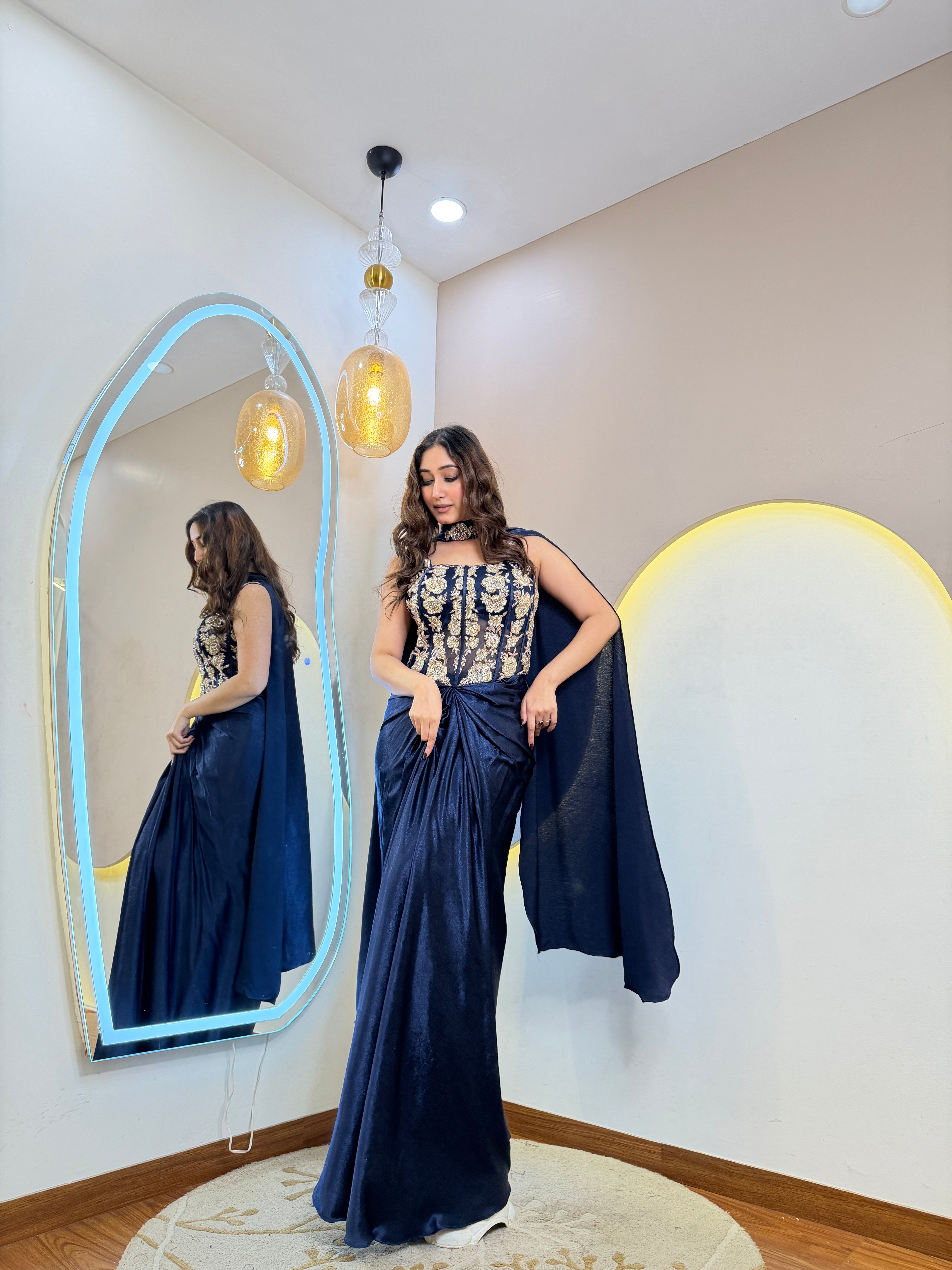 D368 PARTY WEAR 3-PIECE DRESS