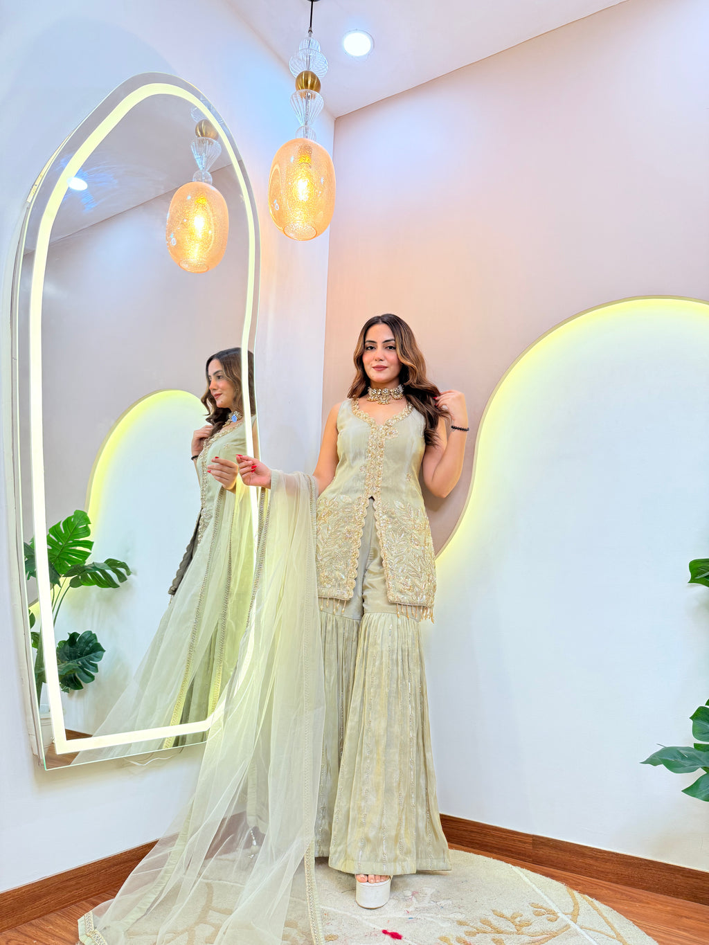 "AARIBA" PARTYWEAR SUIT