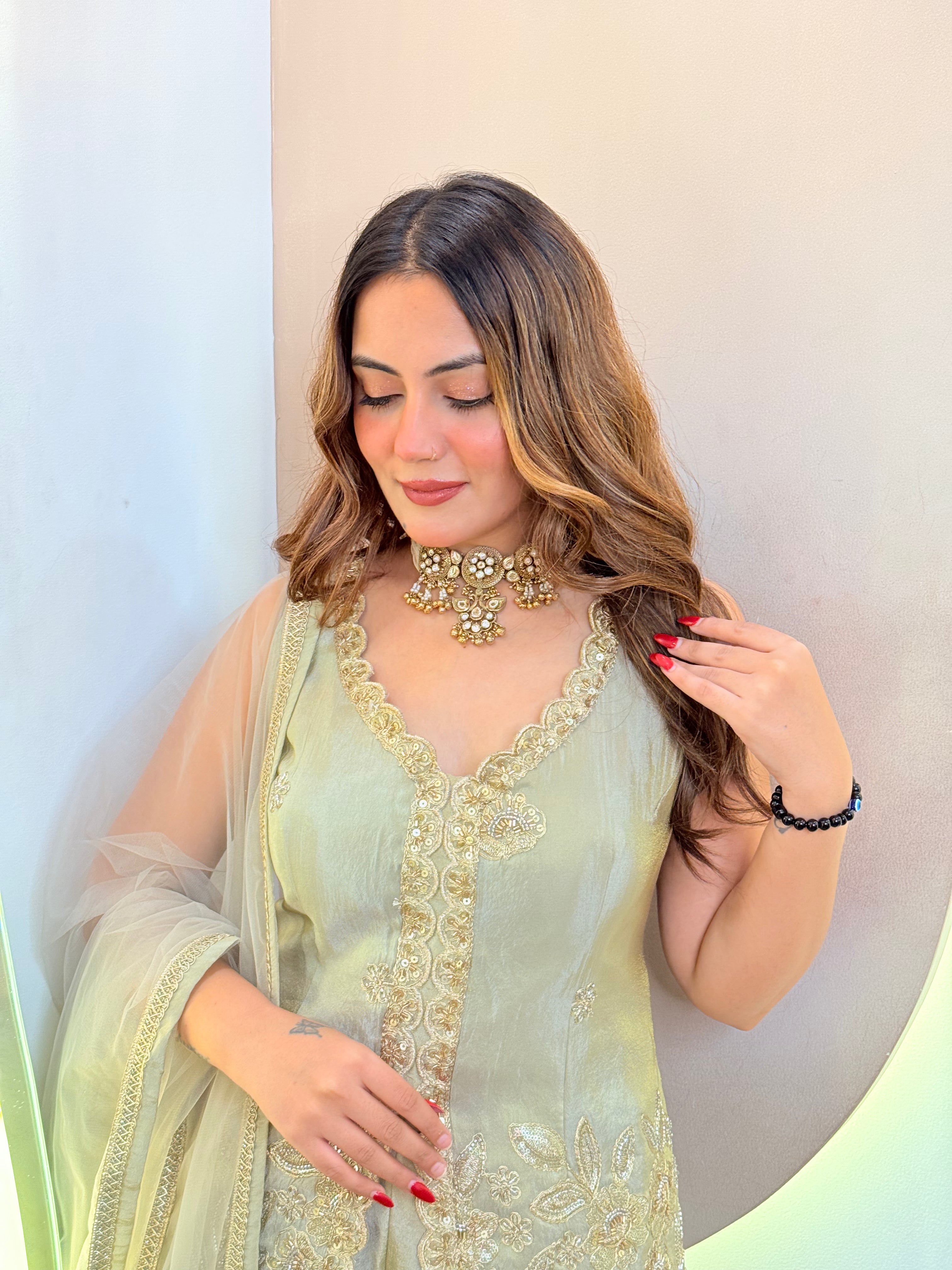 "AARIBA" PARTYWEAR SUIT